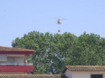 DYA: 
Diumenge 26-7-09. Helic�pters dels Bombers de servei a Verges.<br />